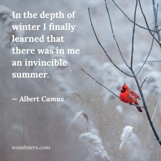 In the depth of winter
