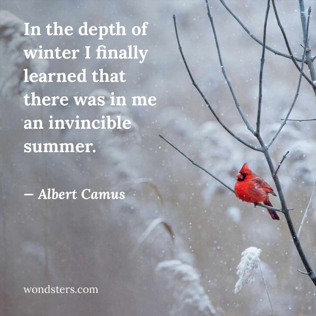 In the depth of winter