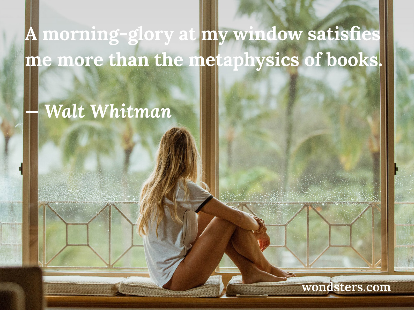 woman at window