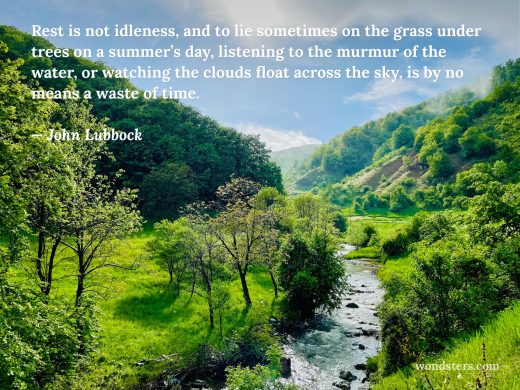 rest is not idleness